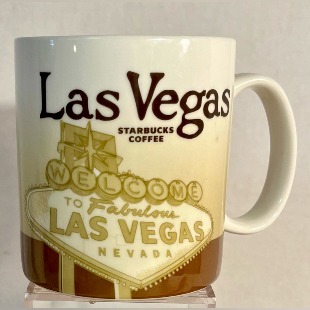 STARBUCKS Las Vegas Collector Series 16oz City Global Icon Coffee Mug 2009